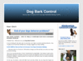 dogbarkcontrol.org