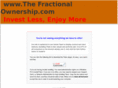 thefractionalownership.com