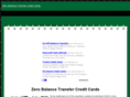 zerobalancetransfercreditcards.com