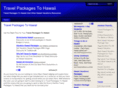 travelpackagestohawaii.com