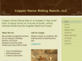 copperhorseridingranch.com
