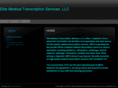 elitemedicaltranscriptionservices.com