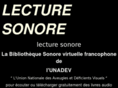 lecturesonore.com