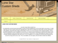 lonestarcustomsheds.com
