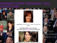 hispanicfunnyspeakers.com