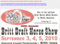 brittdrafthorseshow.com