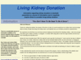 livingkidneydonor.com