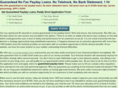 guaranteednofaxpaydayloans.com