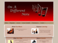 onadifferentnote.com