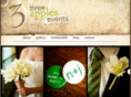 threeapplesevents.com