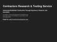 contractorsresearch.com