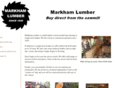 markhamlumber.com