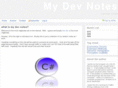 mydevnotes.com