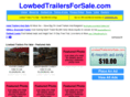 lowbedtrailersforsale.com