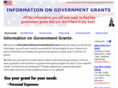 informationongovernmentgrants.com