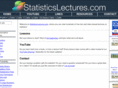 statisticslectures.com