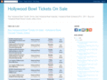 hollywoodbowlticketsonsale.com