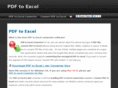 pdftoexcel.net