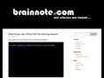 brainnote.com