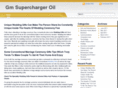 gmsuperchargeroil.info