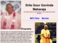 srilagourgovindamaharaja.com