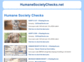 humanesocietychecks.net