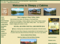 sleepyjcabins.com
