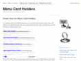 menucardholders.net