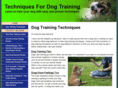 techniquesfordogtraining.com