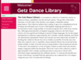 getzdancelibrary.com