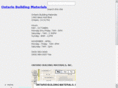 ontariobuildingmaterials.com