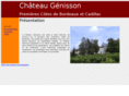 chateau-genisson.com