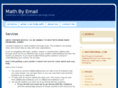mathbyemail.com