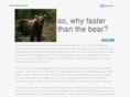 fasterthanthebear.com