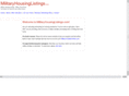 militaryhousinglistings.com
