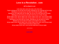 loveisarevolution.com