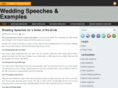 weddingspeechinformation.com