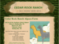cedarrockalpacas.com