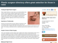plasticsurgeondirectory.ca