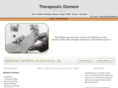 therapeuticelement.com