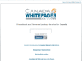 canwhitepages.com