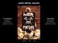 hairmetalsalon.com