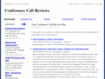 conferencecallreviews.com