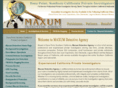 maxumdetective.com