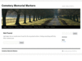 cemeterymemorialmarkers.com