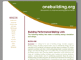 onebuilding.org