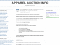 apparelauction.info
