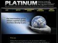 platinummergers.com