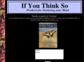 ifyouthinkso.com