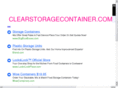 clearstoragecontainer.com